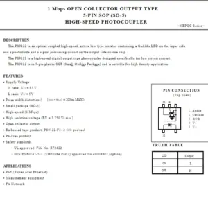 High-Speed PS9122-V-F3-AX Optocoupler Set of 10 5 S4de5c103d024449b9b1dbb8aae38acceg