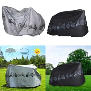 Waterproof Bike Cover 200x100cm for Outdoors 12 S4f167440553a4e669d8573617f5ab853M