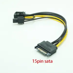 SATA to 8-Pin GPU Power Splitter 18cm 9 S4fd8ad7edb074f439e0b052efbe312560
