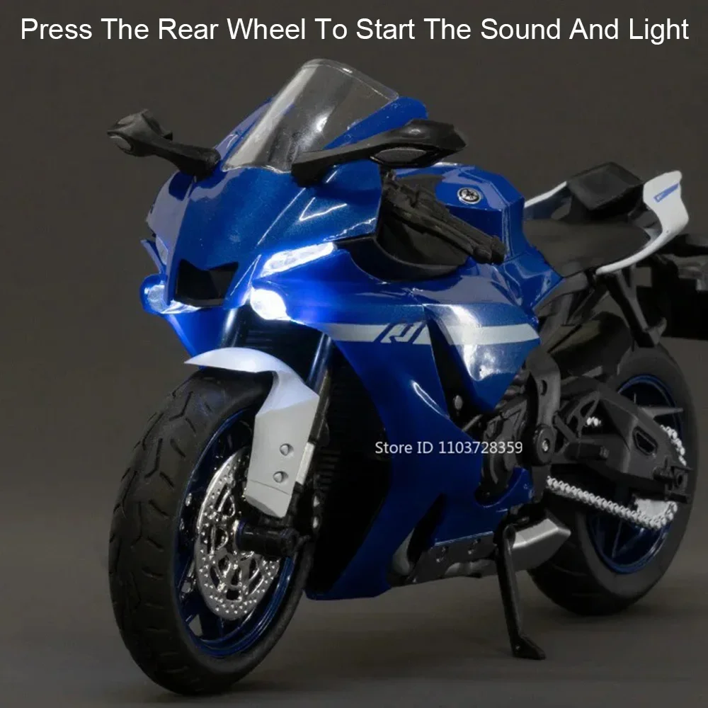 High-Detail Yamaha R1M Motorcycle Model 6 High-Detail Yamaha R1M Motorcycle Model - Image 6