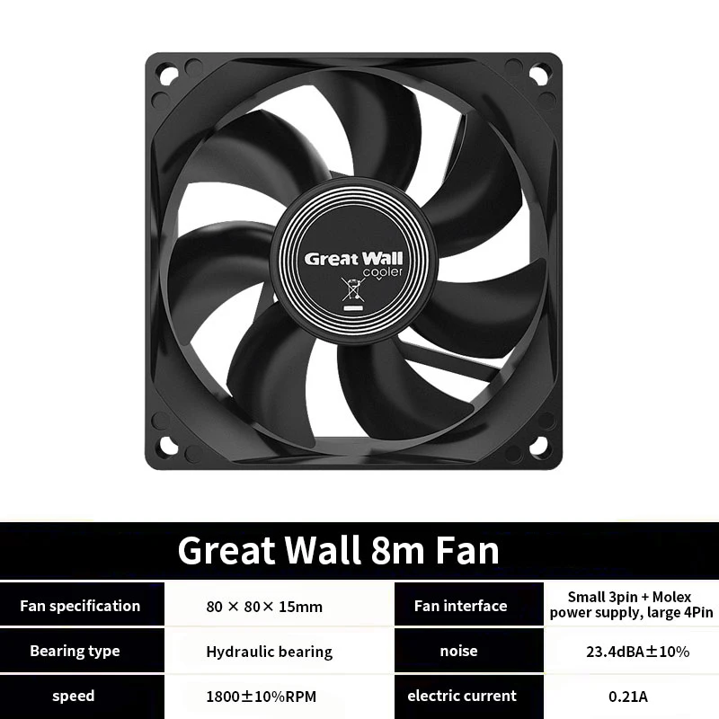Great Wall 60mm-90mm Ultra-Silent Cooling Fans 9 Great Wall 60mm-90mm Ultra-Silent Cooling Fans - Image 9