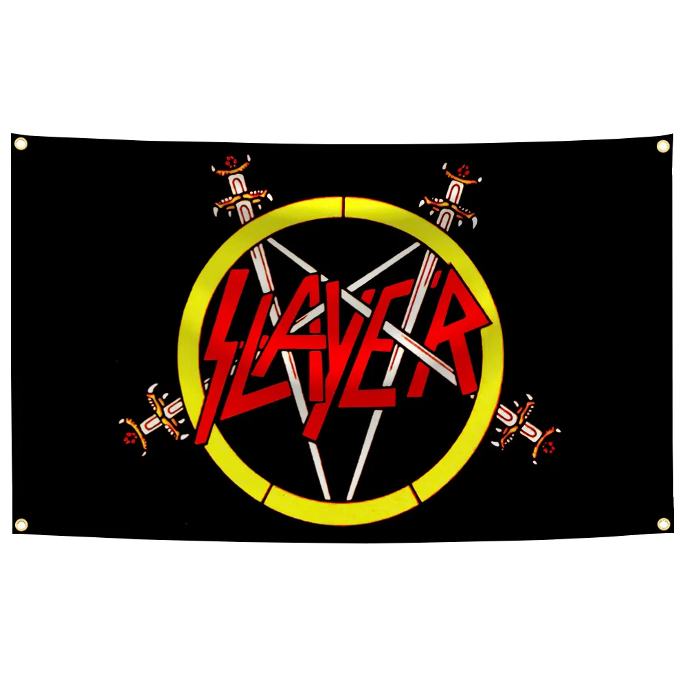 Thrash Metal Slayer Wall Flag 90x150cm 4 Thrash Metal Slayer Wall Flag 90x150cm - Image 4