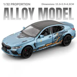 1/32 BMW M8 Diecast Model in Metallic Purple 19 S527c018fc55f459fb5e7249b1521502eD