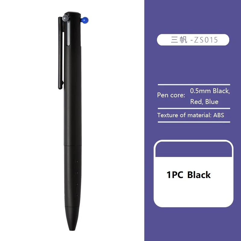 Tri-Color Ergonomic Gel Pen with 0.5mm Tip 10 Tri-Color Ergonomic Gel Pen with 0.5mm Tip - Image 10