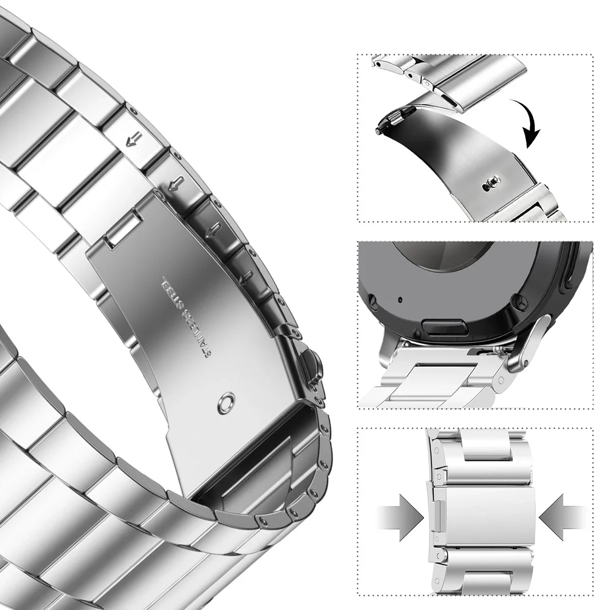 Stainless Steel Band for Samsung Galaxy Watch 5 Stainless Steel Band for Samsung Galaxy Watch - Image 5