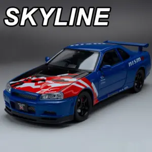 GTR R34 Skyline Diecast Model 1:24 Scale