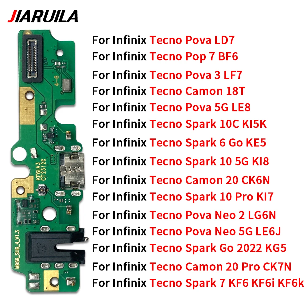 PCB Flex Charger Boards Set for Infinix and Tecno Smartphones 3 PCB Flex Charger Boards Set for Infinix and Tecno Smartphones - Image 3