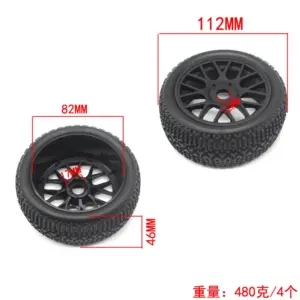 Off-Road RC Tire Set for 1/8 Scale Vehicles 8 S5567118e280e4bc2ba6c27deda1baf4bw
