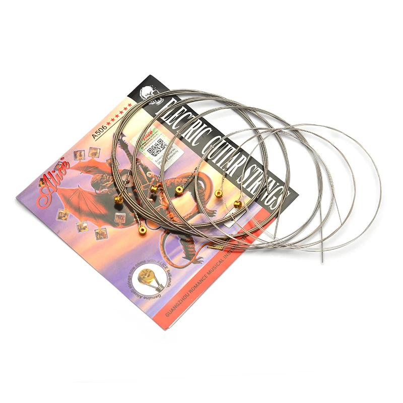 Set of Alice Electric Guitar Strings Gauges .008-.046 3 Set of Alice Electric Guitar Strings Gauges .008-.046 - Image 3