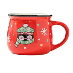 Festive 350mL Ceramic Holiday Mug with Cartoon Designs 15 S56902730aded444198d5681c277346b8V