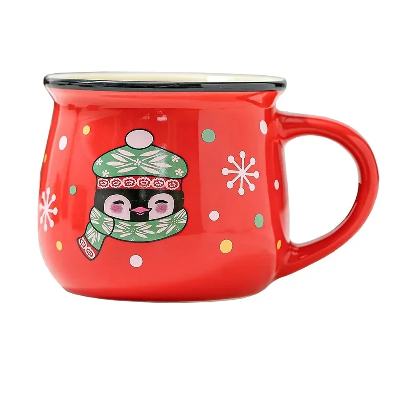 Festive 350mL Ceramic Holiday Mug with Cartoon Designs 8 Festive 350mL Ceramic Holiday Mug with Cartoon Designs - Image 8