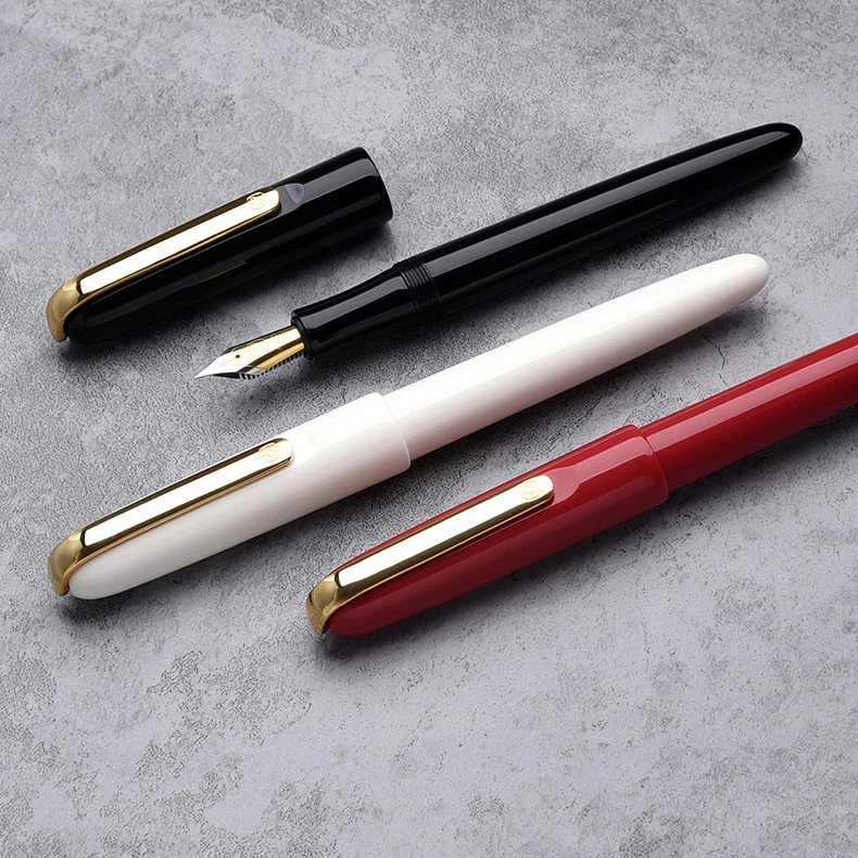 Luxury Stainless Steel Fountain Pen with Gold Accents 5 Luxury Stainless Steel Fountain Pen with Gold Accents - Image 5