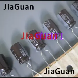 50x Nichicon PW Electrolytic Capacitors 25V 220µF