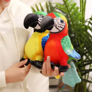 Vibrant 25cm Plush Parrot for Decor or Collecting 13 S5b4a8b2eaee246cca4b06ec2b6a1025e3