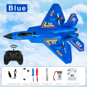F22 RC Glider Plane 38x28x9.6cm for Beginners 15 S5be153682e0145be9f847e358f00e880j