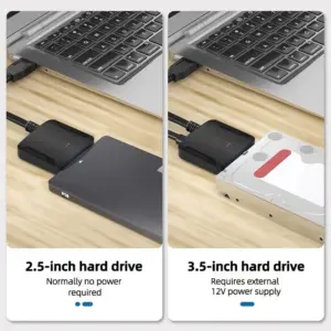 USB 3.0 to SATA III Drive Adapter for 2.5" & 3.5" 12 S5ccdfca2965e4b1b945039dfe2ca8470P