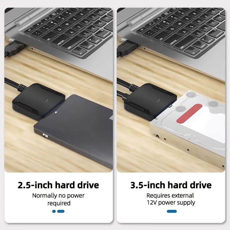 USB 3.0 to SATA III Drive Adapter for 2.5" & 3.5" 4 USB 3.0 to SATA III Drive Adapter for 2.5" & 3.5" - Image 4