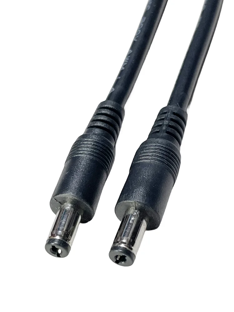 Black 18 AWG DC Power Extension Cable 0.3m-5m 2 Black 18 AWG DC Power Extension Cable 0.3m-5m - Image 2
