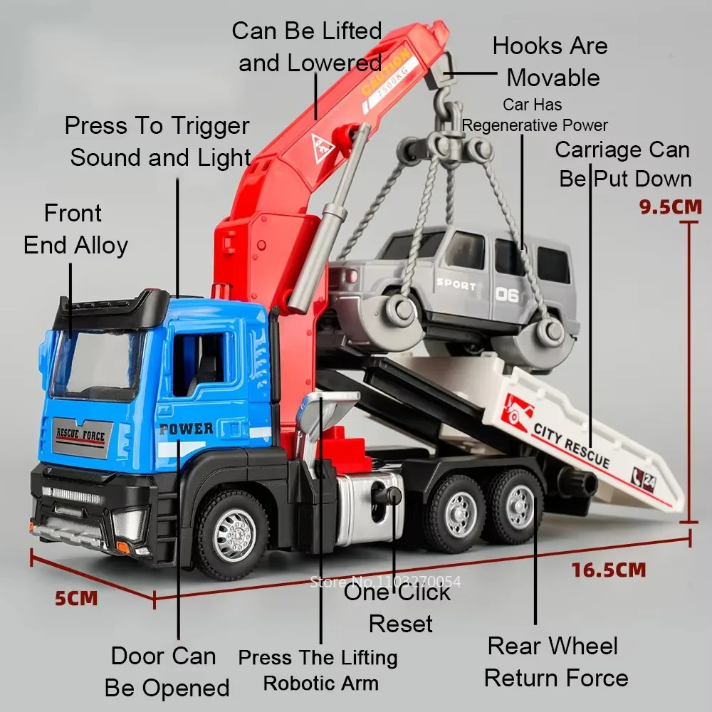 1:32 Alloy Logging Crane Toy for Collectors 6 1:32 Alloy Logging Crane Toy for Collectors - Image 6