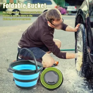 4L Collapsible Outdoor Water Bucket for Camping