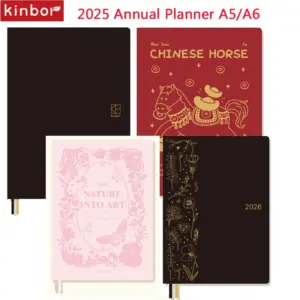 Kinbor 2026 Annual Planner with PU Cover 11 S5ea9a5142782424c875120614df0bcb72
