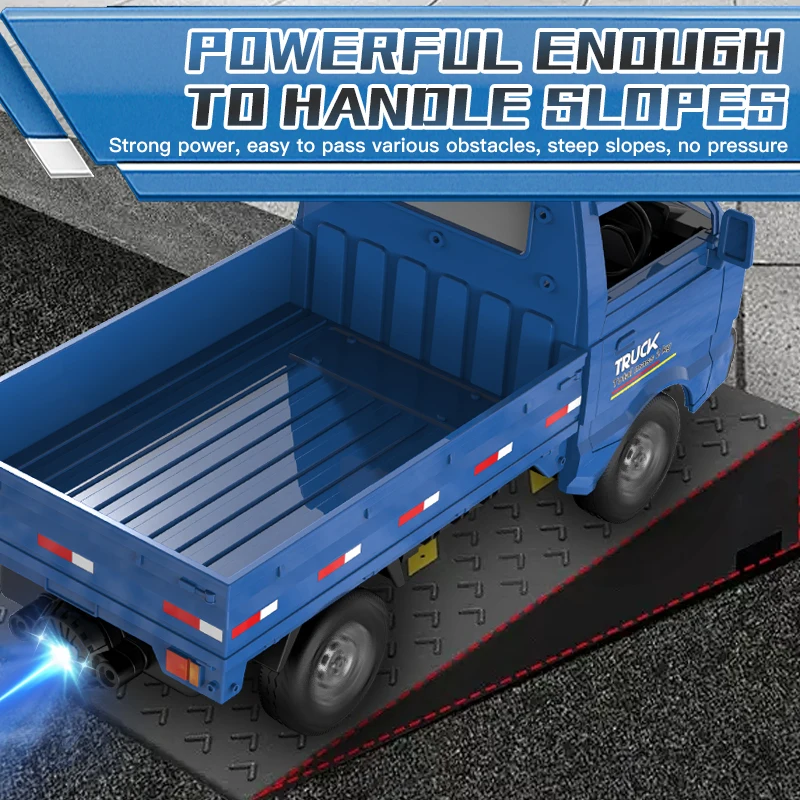 Vibrant Blue 1/18 RC Cargo Van for Rugged Terrain 6 Vibrant Blue 1/18 RC Cargo Van for Rugged Terrain - Image 6