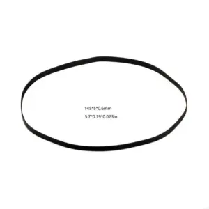 145x5x0.6mm Rubber Turntable Drive Belt for Audio Equipment 11 S5fd869c6d893437cb566809e39a625716