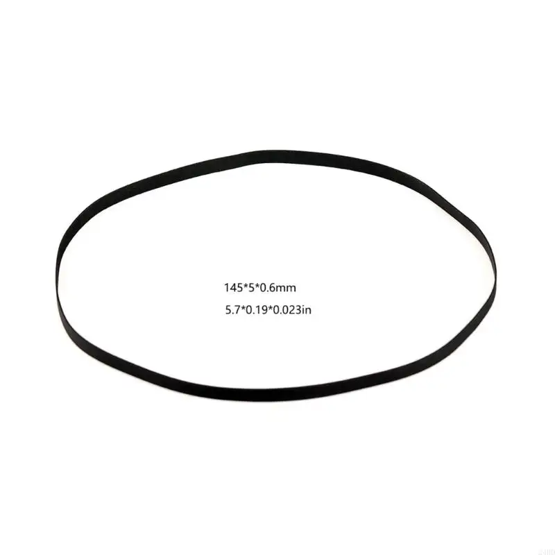 145x5x0.6mm Rubber Turntable Drive Belt for Audio Equipment 6 145x5x0.6mm Rubber Turntable Drive Belt for Audio Equipment - Image 6