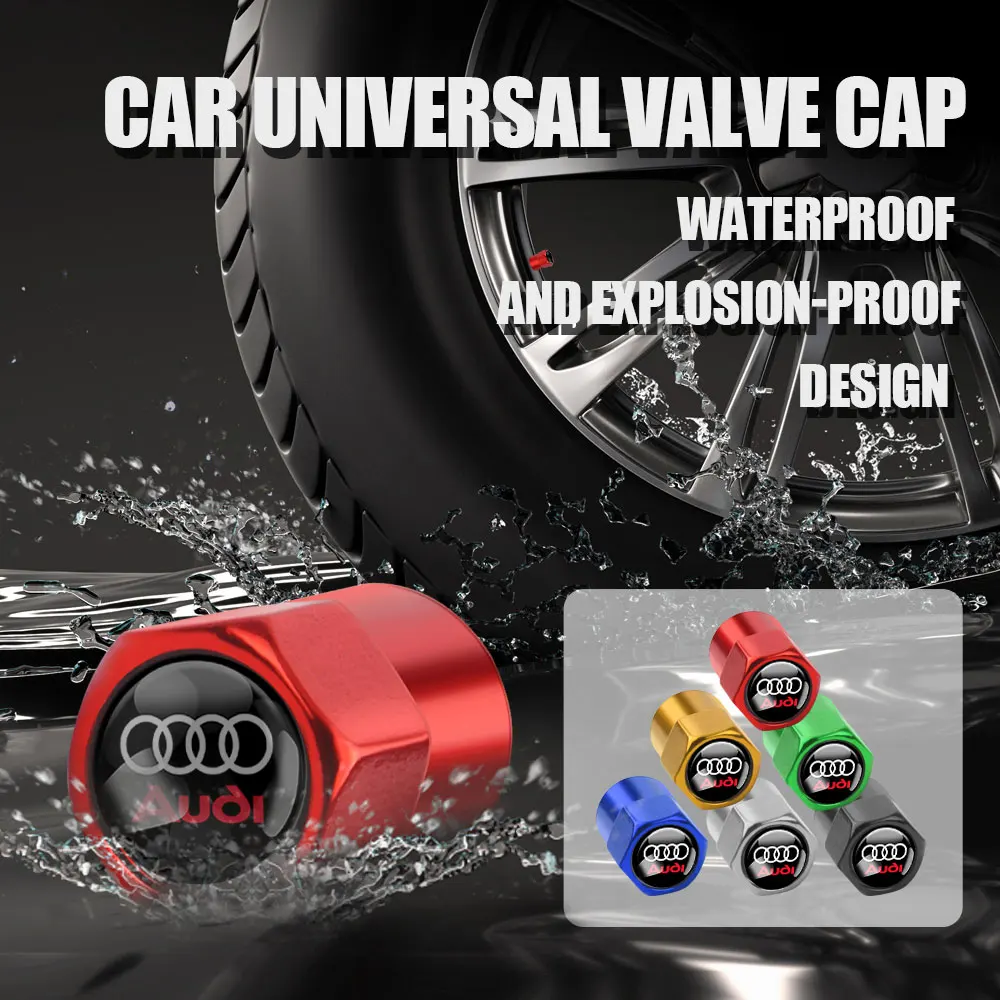 Red Aluminum Tire Valve Cap for Cars, Bikes & Motorcycles 4 Red Aluminum Tire Valve Cap for Cars, Bikes & Motorcycles - Image 4