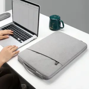 Elegant 13.3"-15.6" Laptop Sleeve in Grey or Black 10 S6097f5167d6249ba9dcb157057d4431be