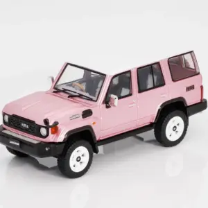 Pink Diecast LC76 SUV Model 1:64 Scale