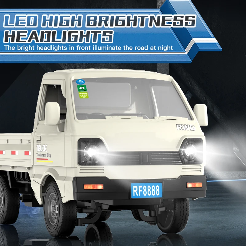 Vibrant Blue 1/18 RC Cargo Van for Rugged Terrain 5 Vibrant Blue 1/18 RC Cargo Van for Rugged Terrain - Image 5