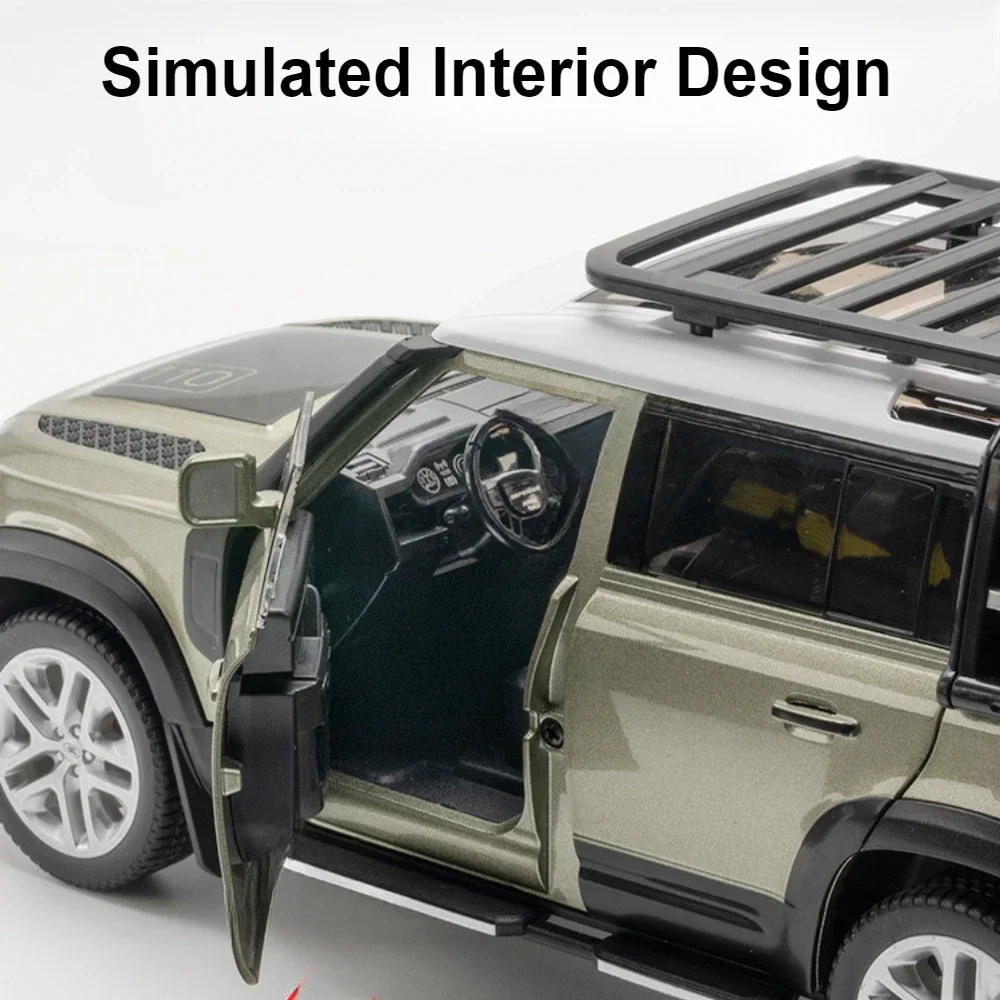 Land Rover Defender Range Rover Diecast Model 2 Land Rover Defender Range Rover Diecast Model - Image 2