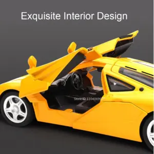 Vibrant Yellow F1 Race Car Model 1:32 Scale 14 S639dc8734d2b41558070b6da6b0c04aeu