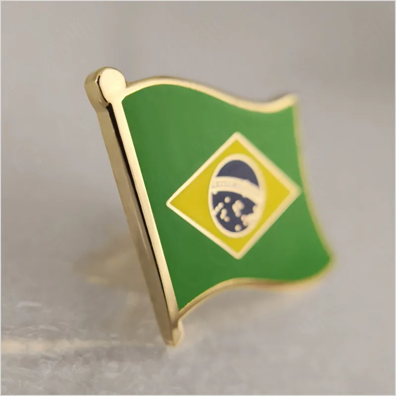 Brazil Flag Badge with Vintage Charm 4 Brazil Flag Badge with Vintage Charm - Image 4
