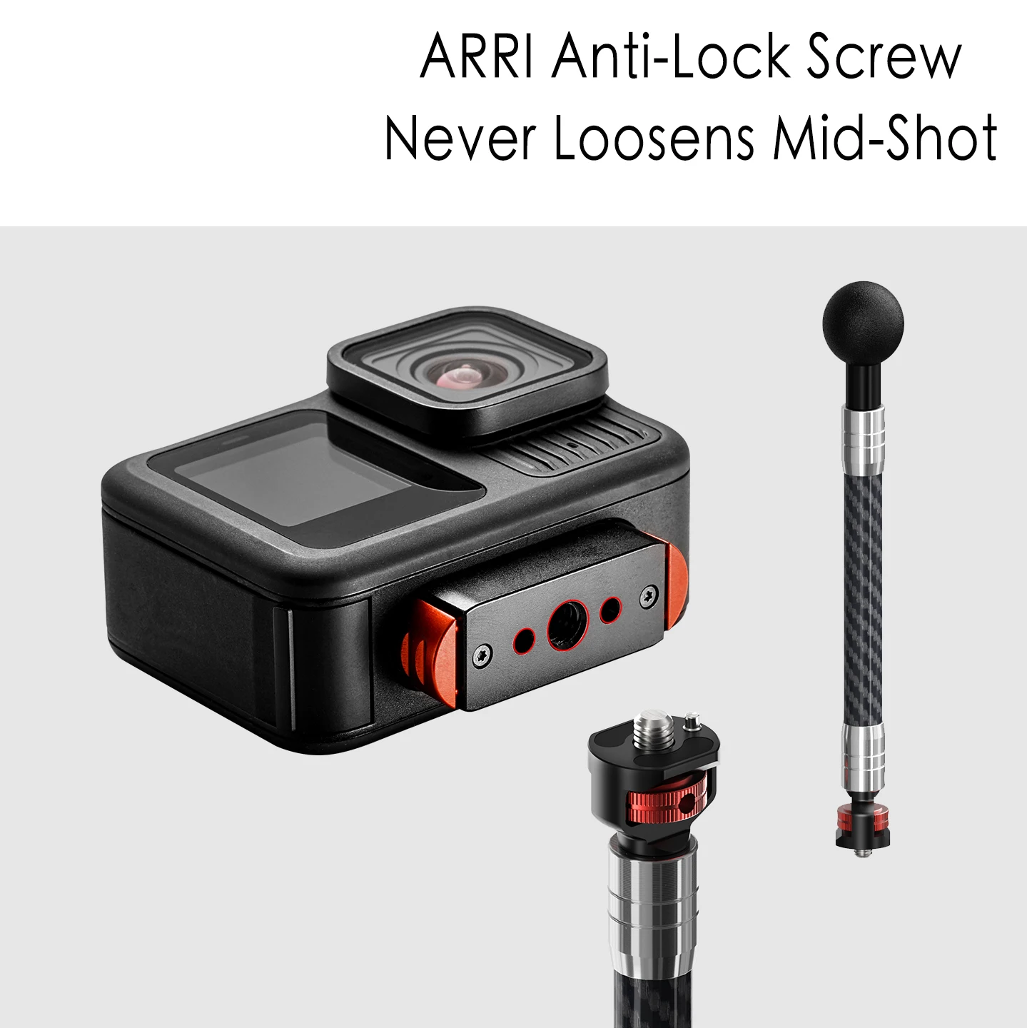 Carbon Fiber Selfie Stick for Action Cameras 3 Carbon Fiber Selfie Stick for Action Cameras - Image 3