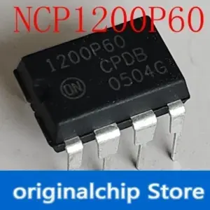 Set of 5 NCP1200P60 DIP-8 Power Management Chips