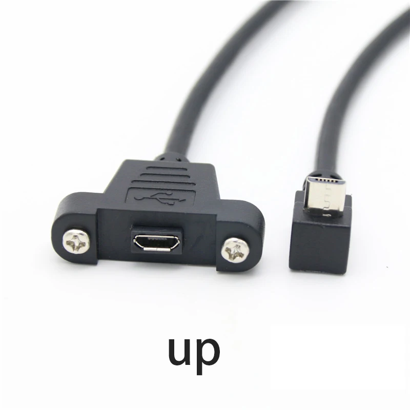 90° Micro USB Extension Cable for Industrial Use 6 90° Micro USB Extension Cable for Industrial Use - Image 6