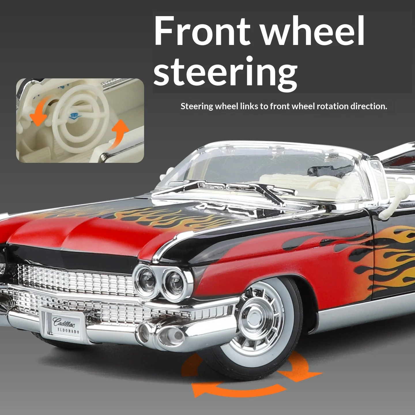 1/24 Scale Vintage Cadillac Alloy Car Model 4 1/24 Scale Vintage Cadillac Alloy Car Model - Image 4