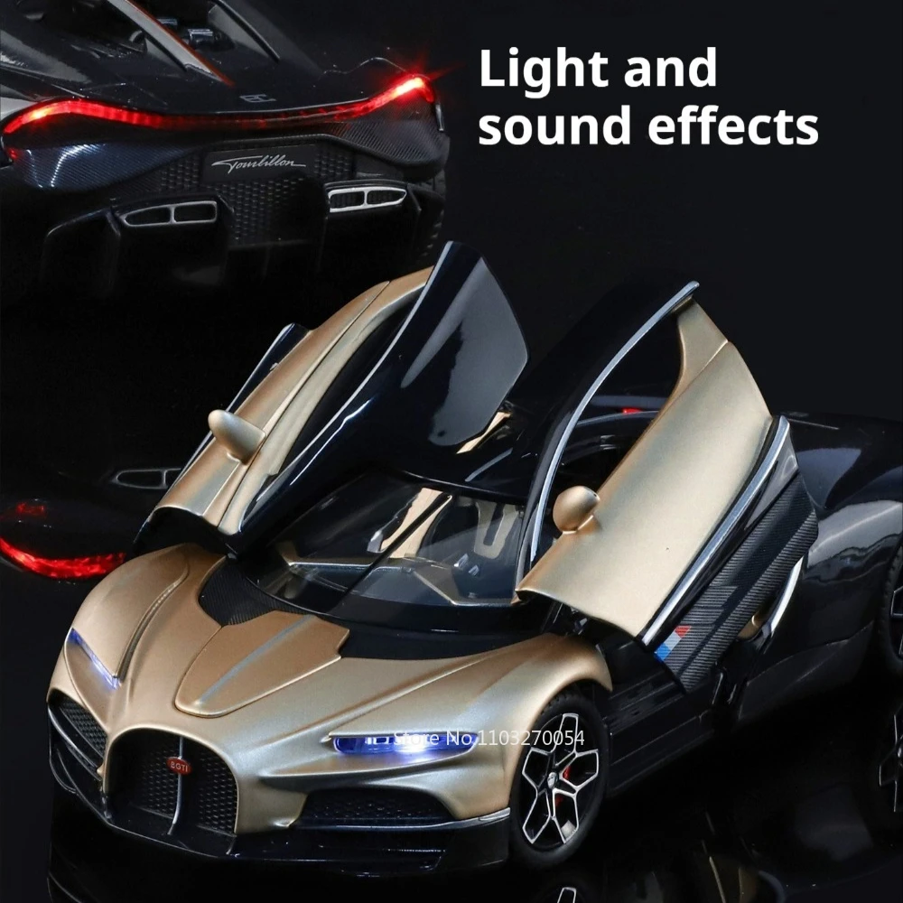 1:24 Alloy Car Model with Lights and Sound 6 1:24 Alloy Car Model with Lights and Sound - Image 6