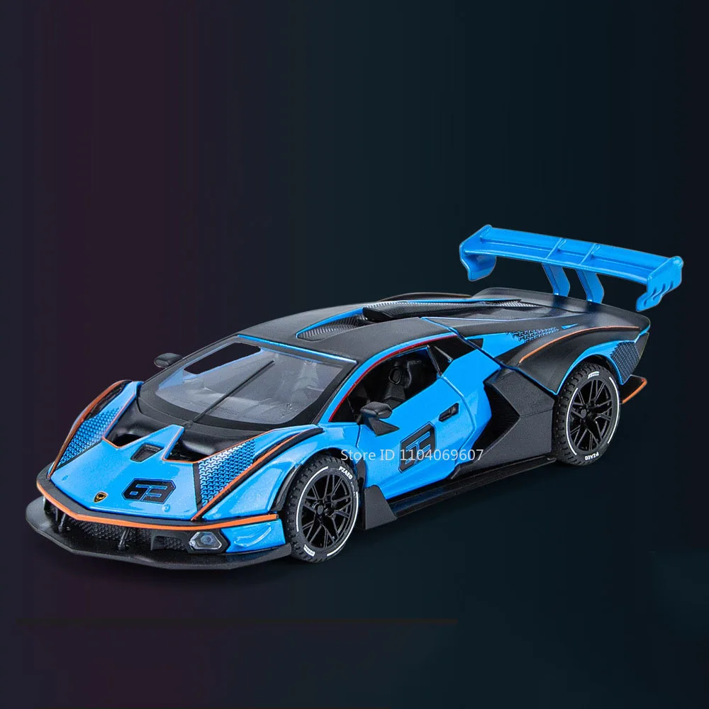 Vibrant Lime Green 1:32 Supercar Model 8 Vibrant Lime Green 1:32 Supercar Model - Image 8