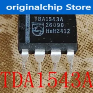 Set of 5 TDA1543A DAC Chips in DIP8 Package