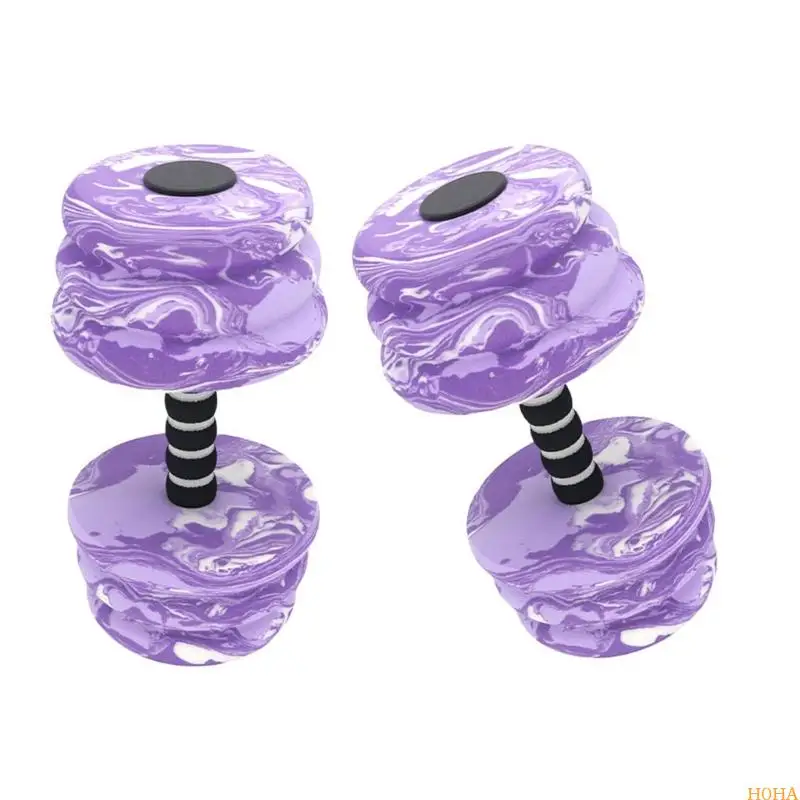 Colorful Water Fitness Foam Dumbbells Set 3 Colorful Water Fitness Foam Dumbbells Set - Image 3