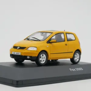Yellow Diecast VW Fox 2005 Model 1:43 Scale