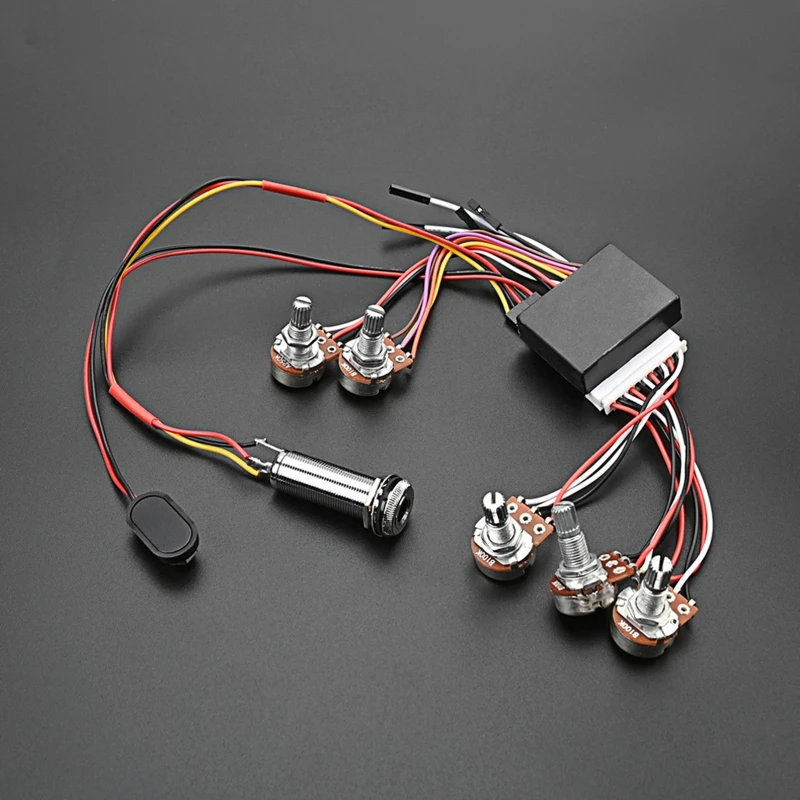 Bass Pickup Wiring Harness with 3-Band EQ 3 Bass Pickup Wiring Harness with 3-Band EQ - Image 3