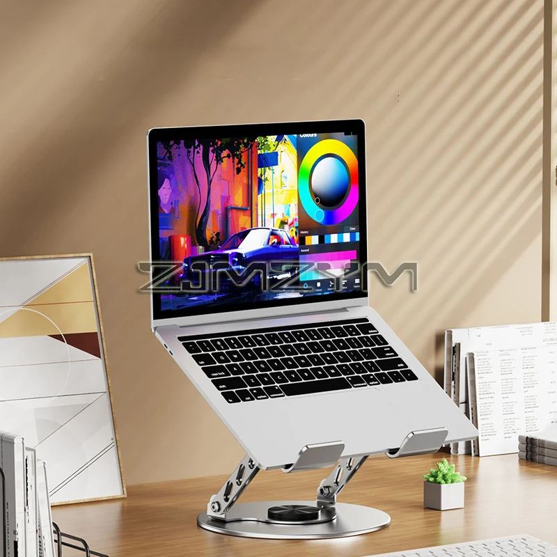 360° Adjustable Metal Laptop and Tablet Stand 3 360° Adjustable Metal Laptop and Tablet Stand - Image 3