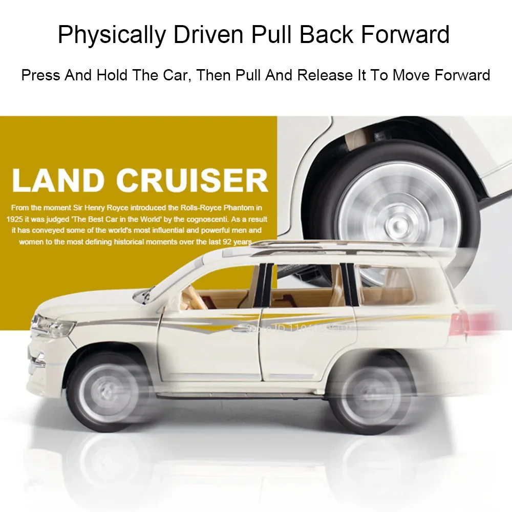1:24 Scale Land Cruiser Collectible Model 4 1:24 Scale Land Cruiser Collectible Model - Image 4