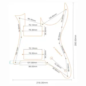 Custom Pickguard for MIJ Ibanez RG350 DXZ HH 15 S6b2ee6a715d14d638ab5c42cd02f253dO 1