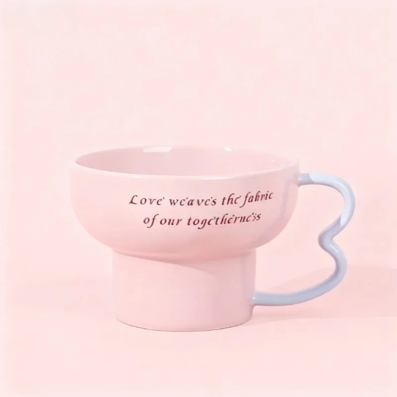 Elegant Pink and Blue Ceramic Coffee Cup Set 7 Elegant Pink and Blue Ceramic Coffee Cup Set - Image 7