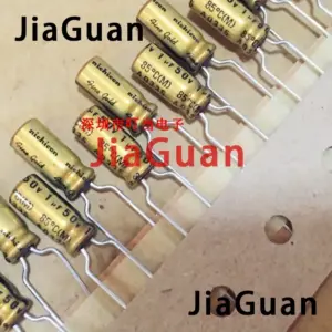 Gold-Finished Nichicon 1µF 50V Audio Capacitors Set